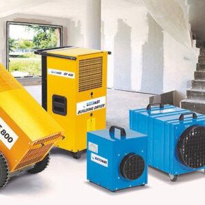 Bouwdrogers, verwarming en ventilatie